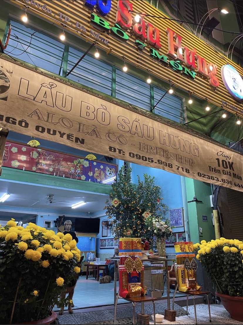 NHÀ HÀNG LẪU BÒ SÁU HƯNG